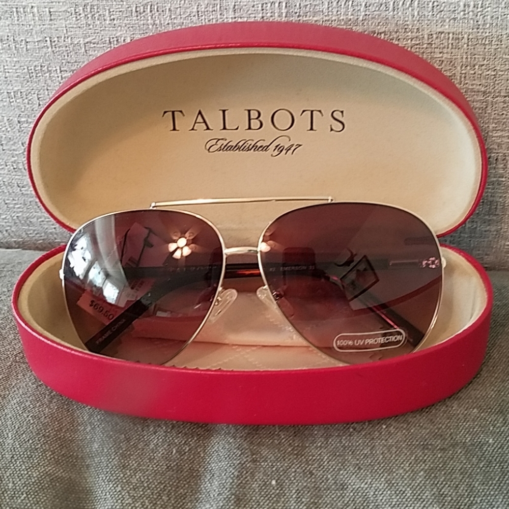 Talbots Emerson Aviator Sunglasses